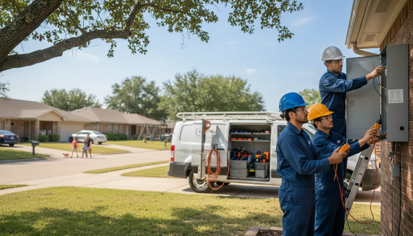 Certified electrician providing emergency electrical services in Moon, VA